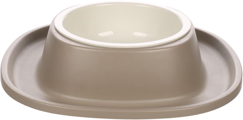 EET- EN DRINKPOT MET HOUDER ILKO L TAUPE 0,6L DIA13,5CM 27,5x6CM   522542