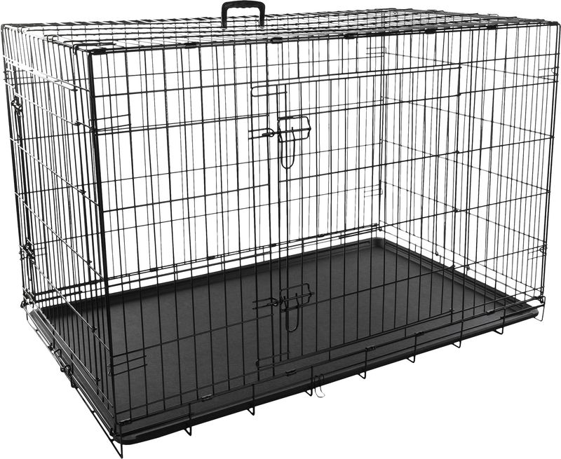 DRAADKOOI KEO ZWART XXL 76x120x82CM    1030494