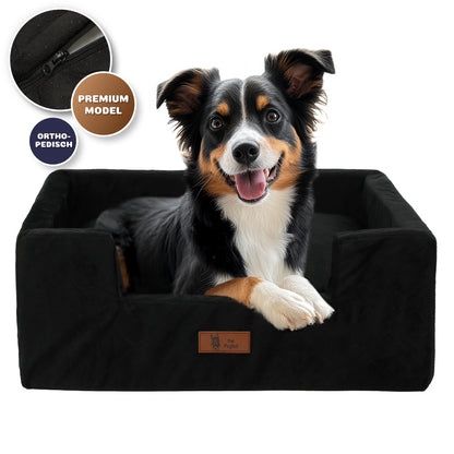 Premium Autostoel Hond - Zwart - L 23010