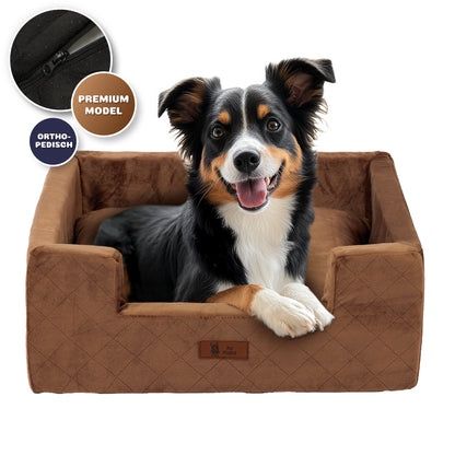 Premium Autostoel Hond - Bruin - L 23014