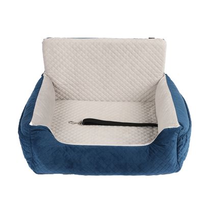 Luxe Autostoel hond - Blauw 67758
