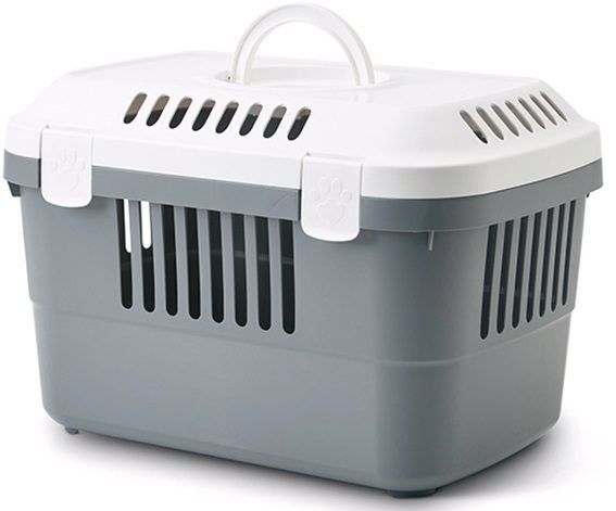 3227 DISCOVERY 1 PET CARRIER 48.5*33*31.5CM wit/grijs   306209031