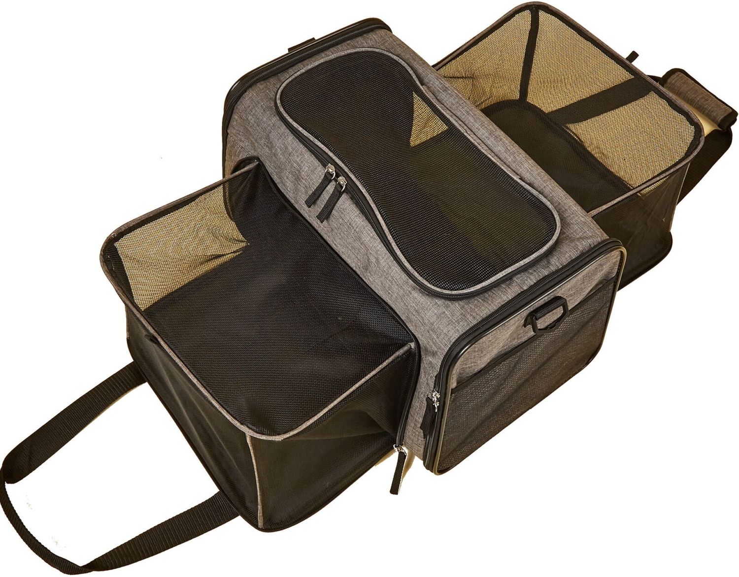 DCF18461 TRANSPORTZAK PLOOIBAAR/UITBREIDBAAR GRIJS 47*28*28CM FOFOS 311902000