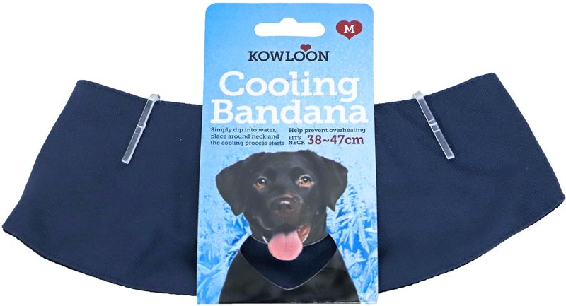 KOELBANDANA DONKERBLAUW MEDIUM 38-47 CM 020 2527