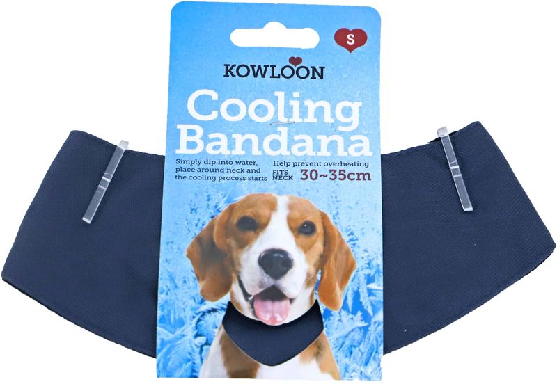 KOELBANDANA DONKERBLAUW SMALL 30-35 CM 020 2526