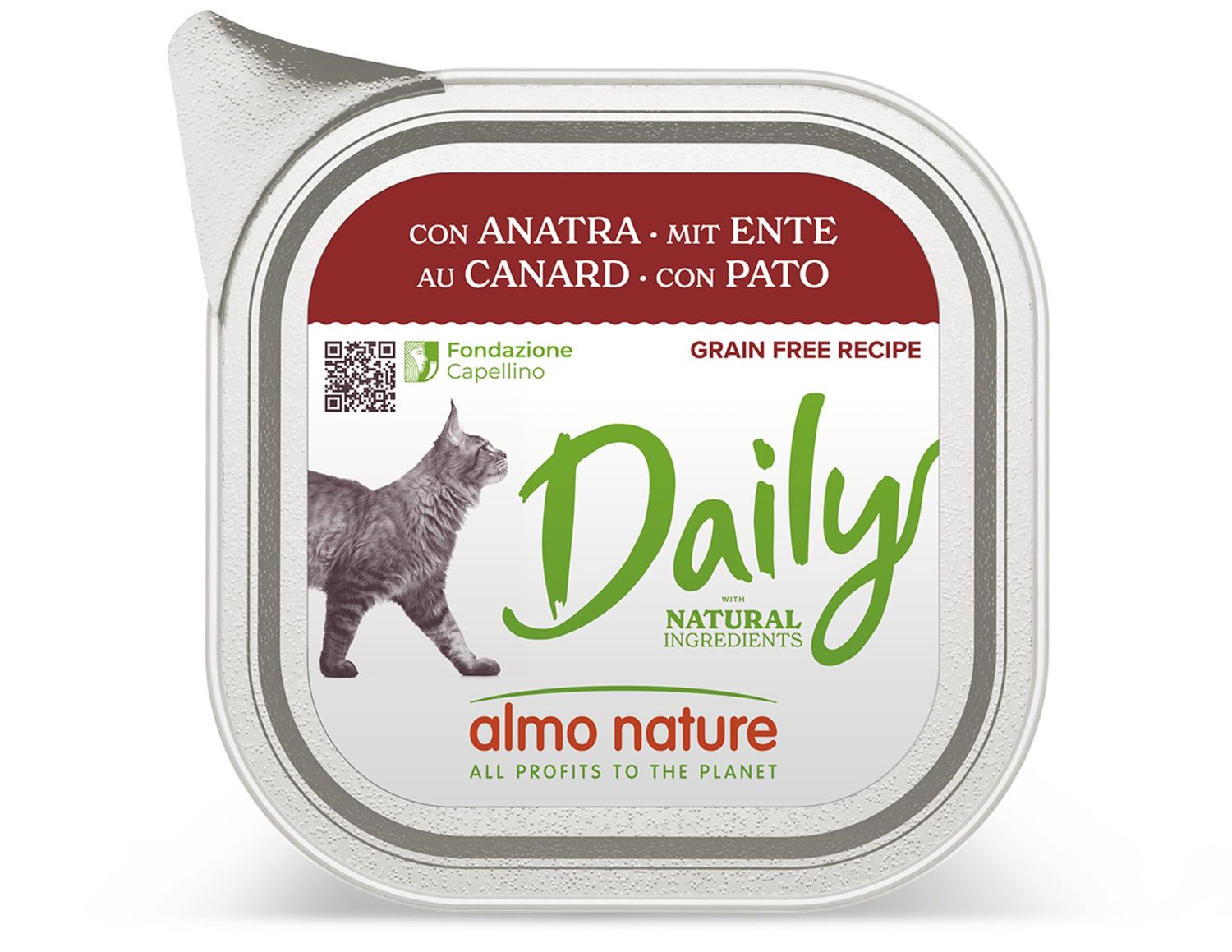 Daily Cats 100g met Eend  A354