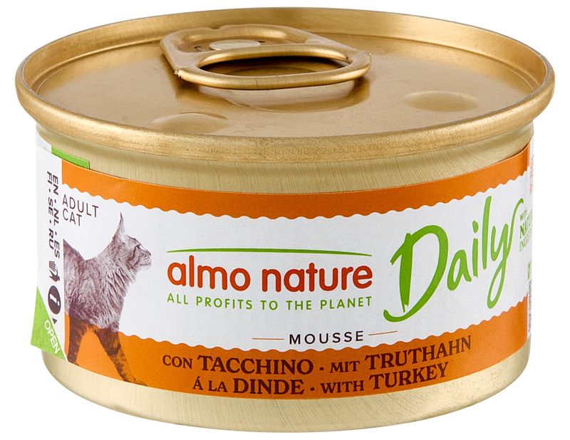 Daily Cats 85g Mousse met kalkoen  A154