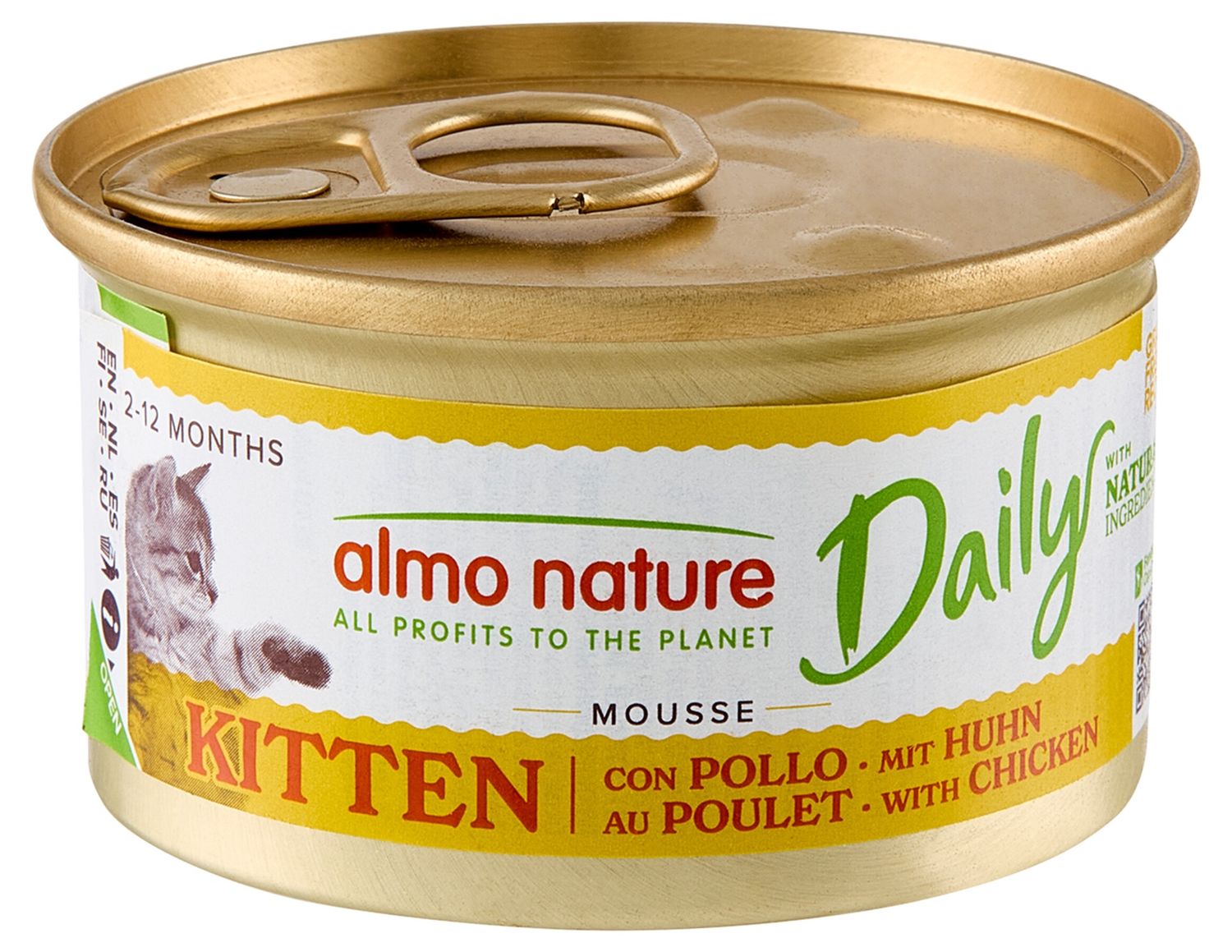 Daily Cats 85g Kitten met kip A140