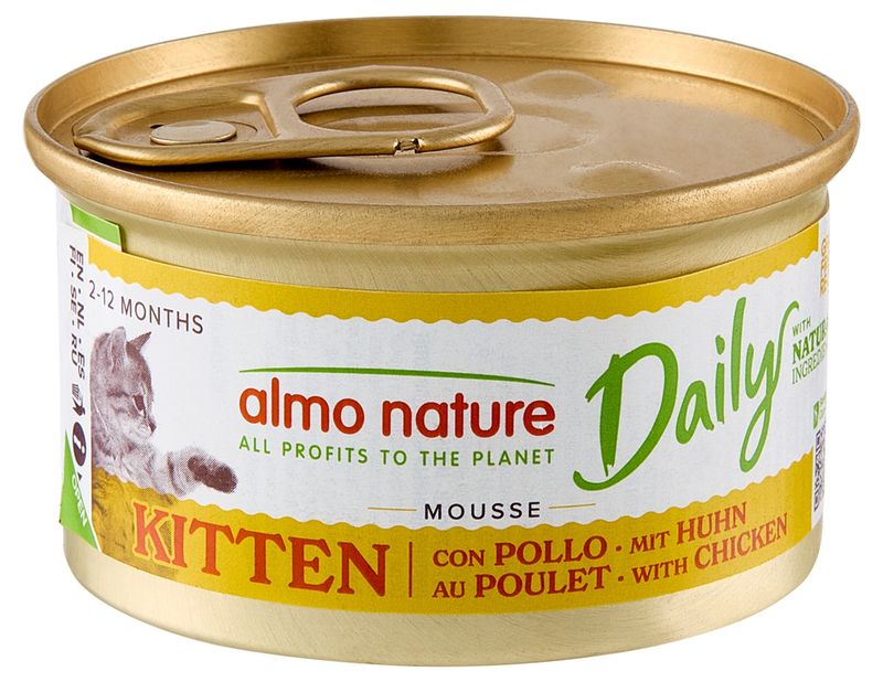 Daily Cats 85g Kitten met kip A140