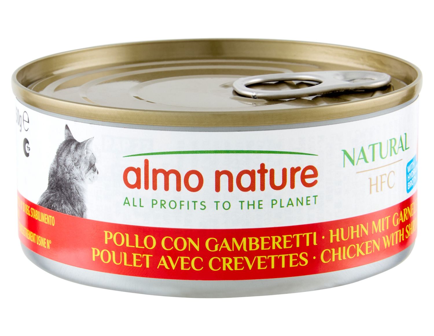 HFC Cats 150g Natural - Kip met garnalen   A5124H