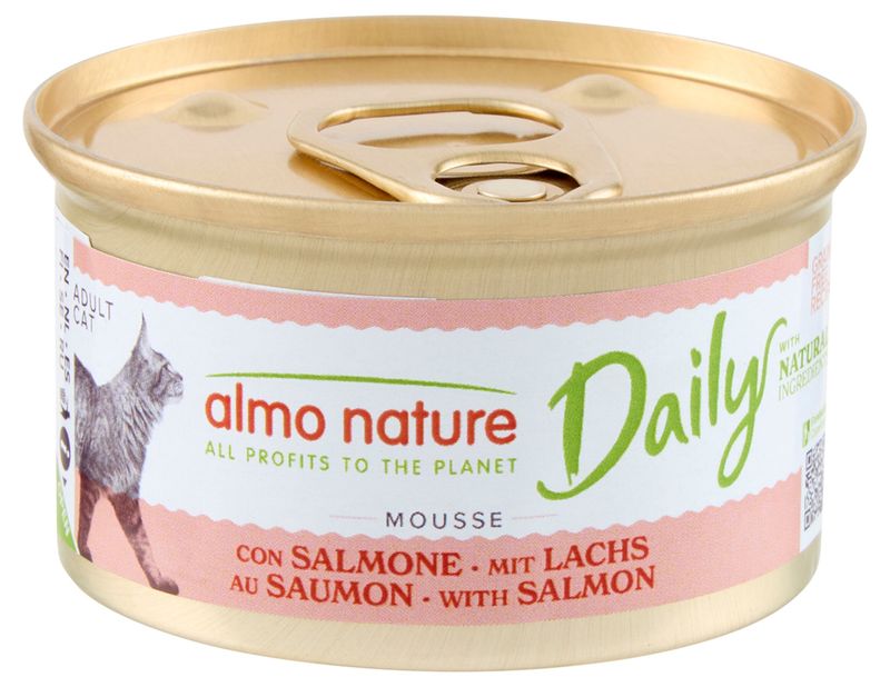Daily Cats 85g Mousse met zalm  A158