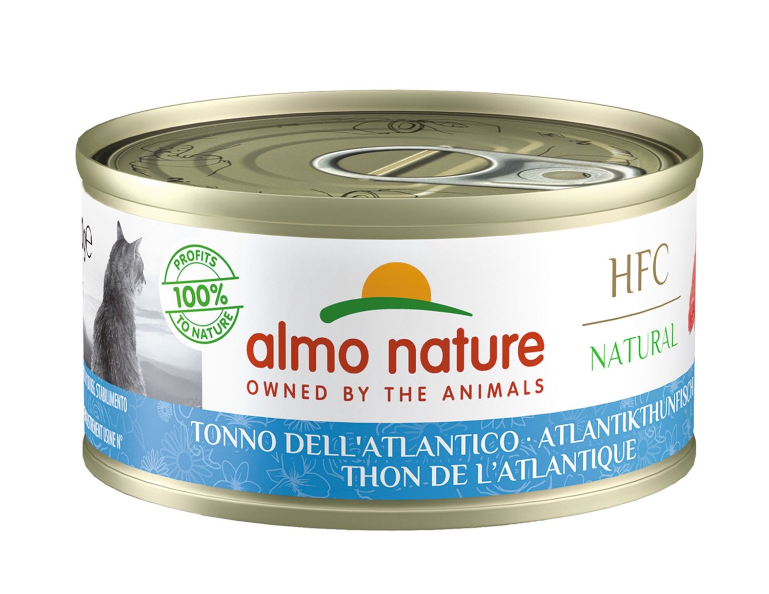 HFC Cats 70g Natural - atlantische tonijn   A9020H