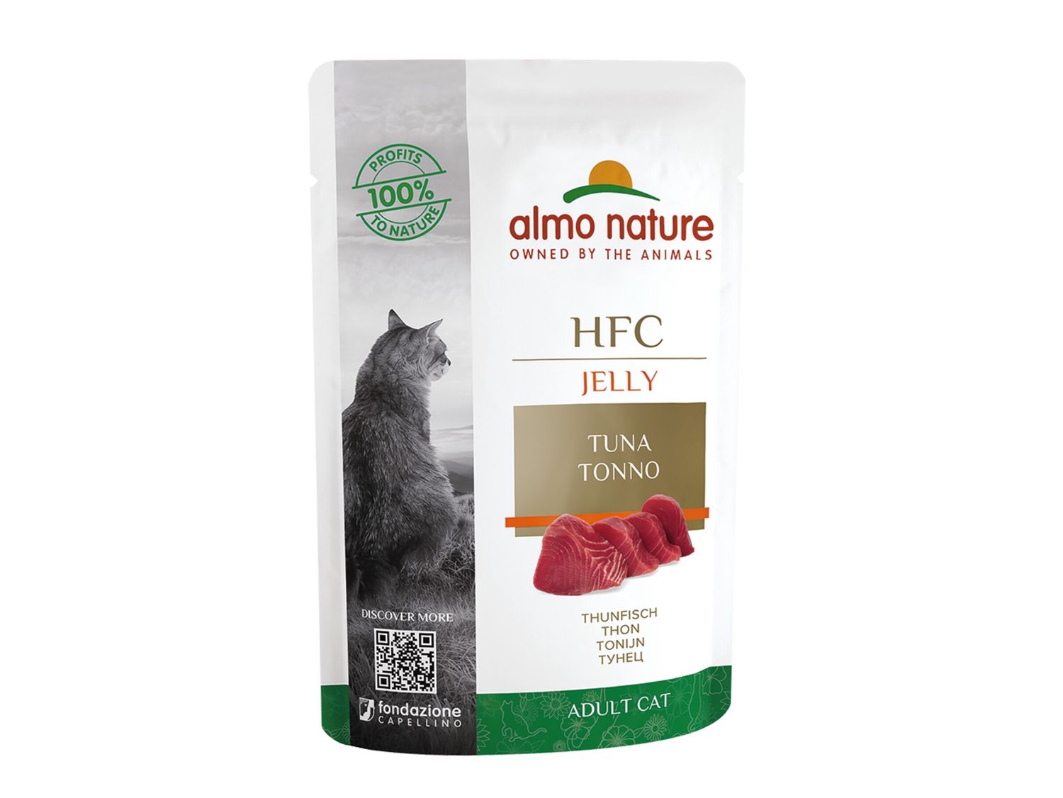HFC Cats 55g Jelly - met tonijn   A5042