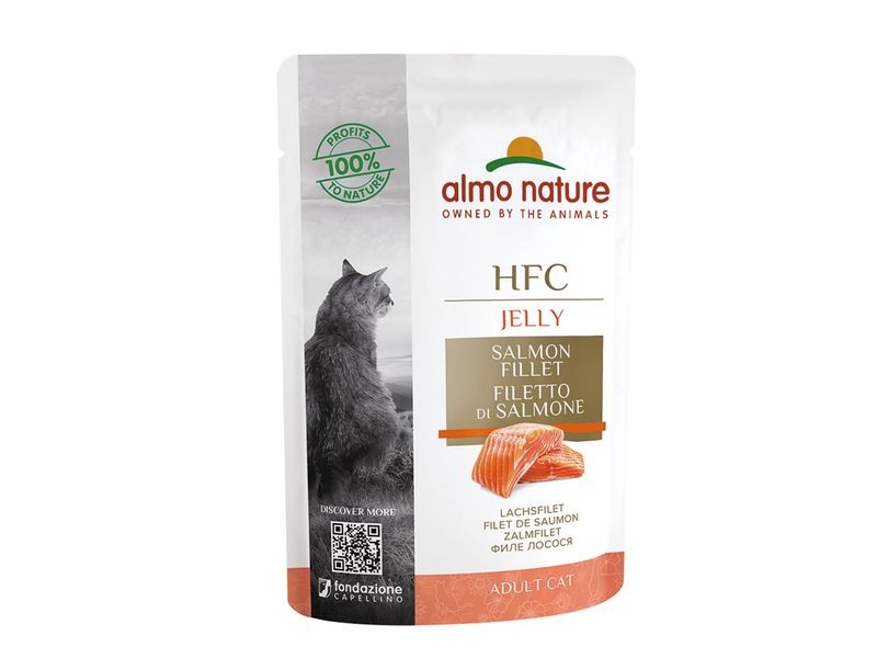 HFC Cats 55g Jelly - met zalm   A5046