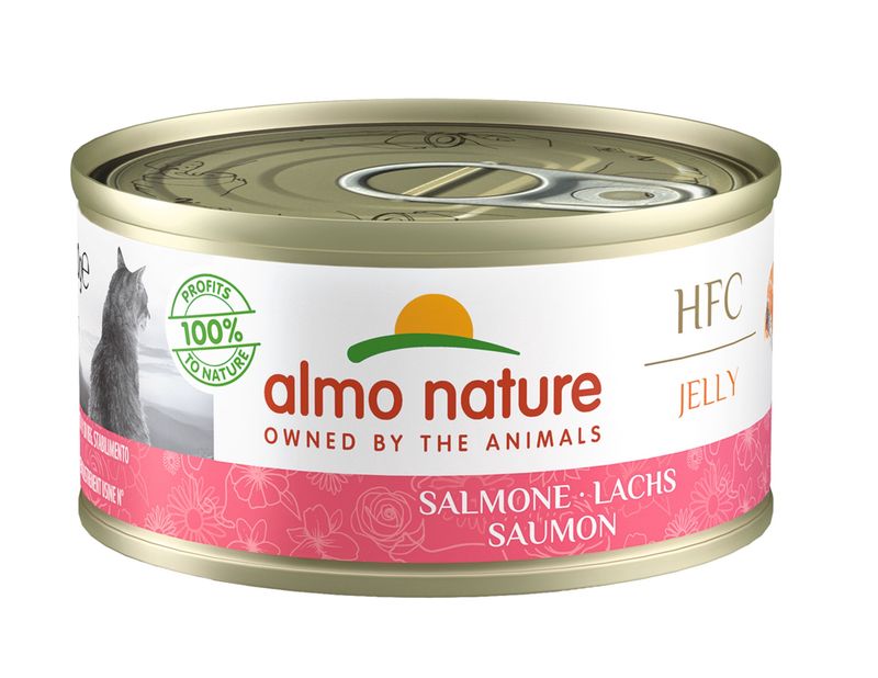 HFC Cats 70g Jelly- zalm   A9029H