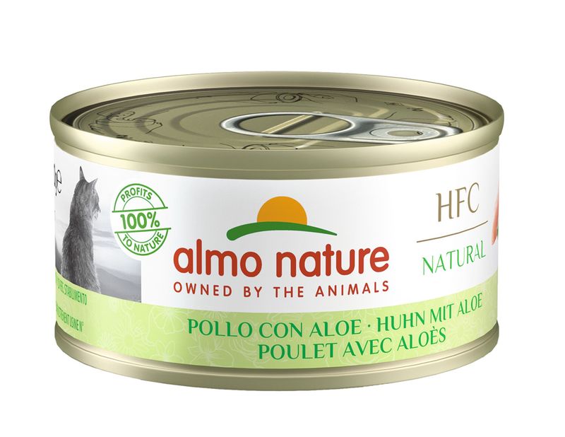 HFC Cats 70g Natural-  kip met aloë A5415H