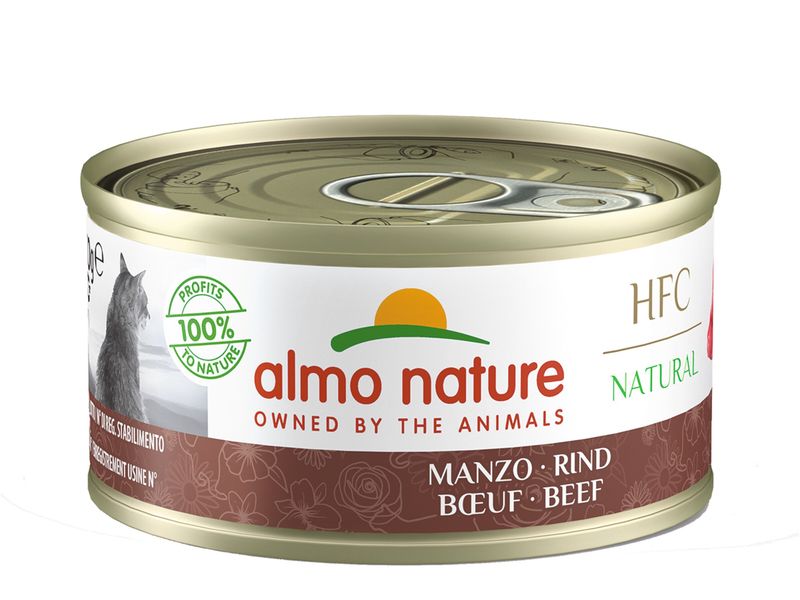HFC Cats 70g Natural - rundvlees   A6200H
