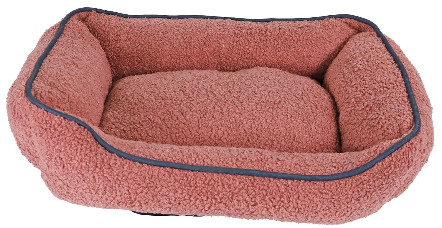 DIVAN TEDDY MET BIES 50X40CM ROZE 021 0891
