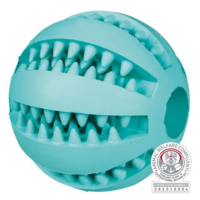 Denta Fun bal, muntsmaak, natuurrubber - 5 cm  3259