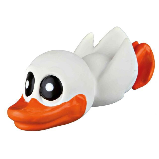 Eend, latex/polyestervlies 13 cm  35176