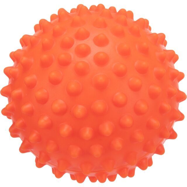 Egelbal, zonder geluid, vinyl - 16 cm, oranje  3419