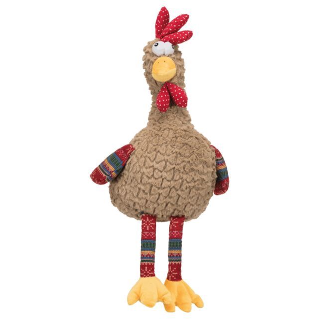 Haan, direnstem, pluche 60 cm  35865