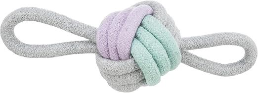 Junior knoopbal met 2 handlussen, touw - 9/25 cm  32816
