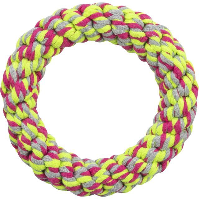 Ring, touw - 14 cm, meerkleurig 32655