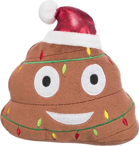 Xmas emoticon pluche 17cm 92579