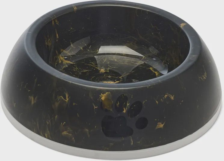 A8113 DELICE 3 EETPOT MARBLE GOUD/ZWART Ø18CM
