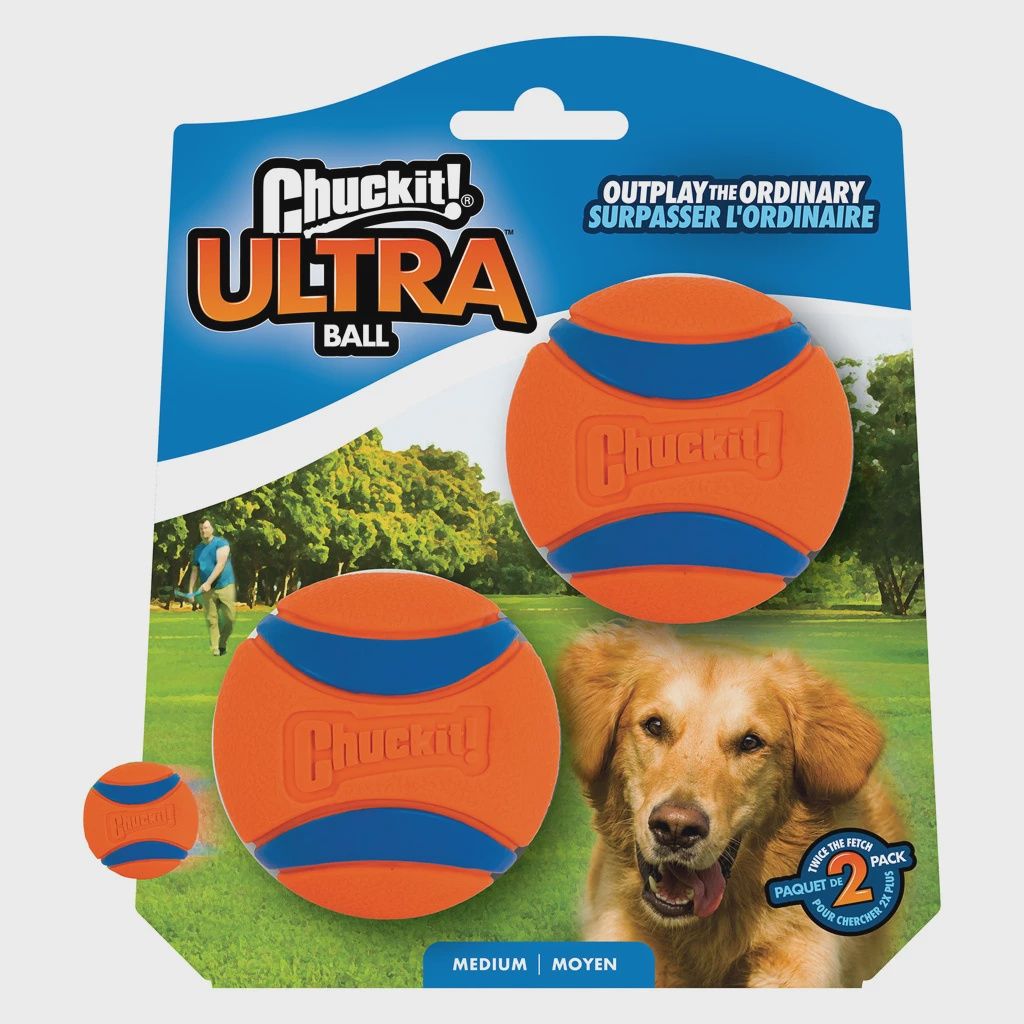 Chuckit Ultra Ball M 6 cm 2 Pack CHUC17001