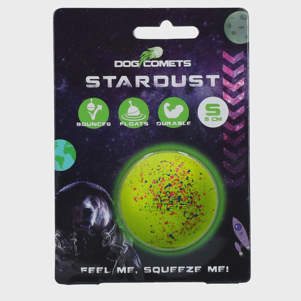 Dog Comets Ball Stardust Groen S COME009E