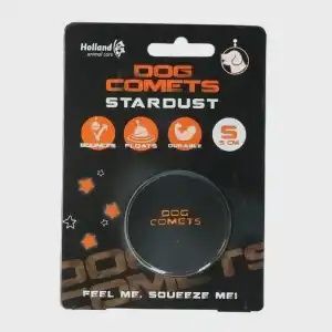 Dog Comets Ball Stardust Zwart/Oranje S COME009B