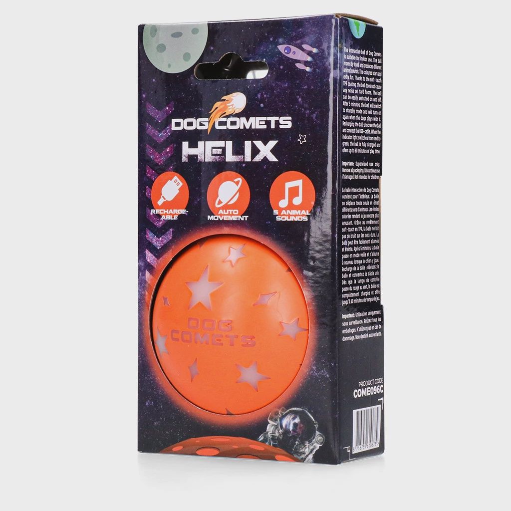 Dog Comets Helix Oranje COME096C