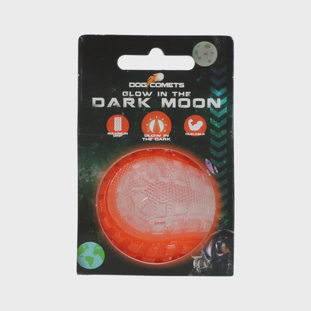 Dog Comets Glow in the Dark Moon Orange S COME017A