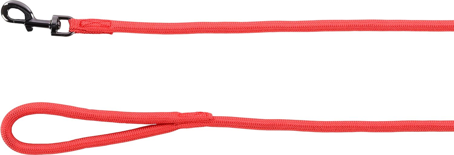 Aiden rond karabijnhaak 130cm  10mm rood  521315