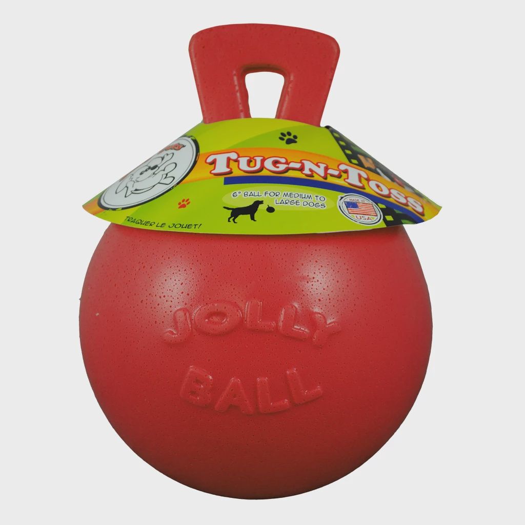 Jolly Tug-n-Toss 15cm Rood JOLL045A