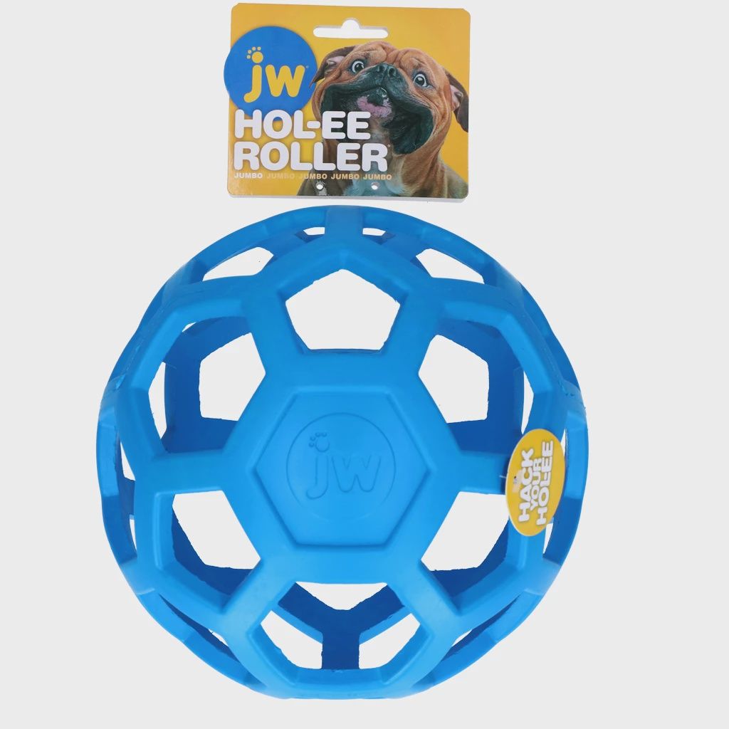 JW HOL-EE ROLLER Jumbo 19 cm Blue JWHO007B