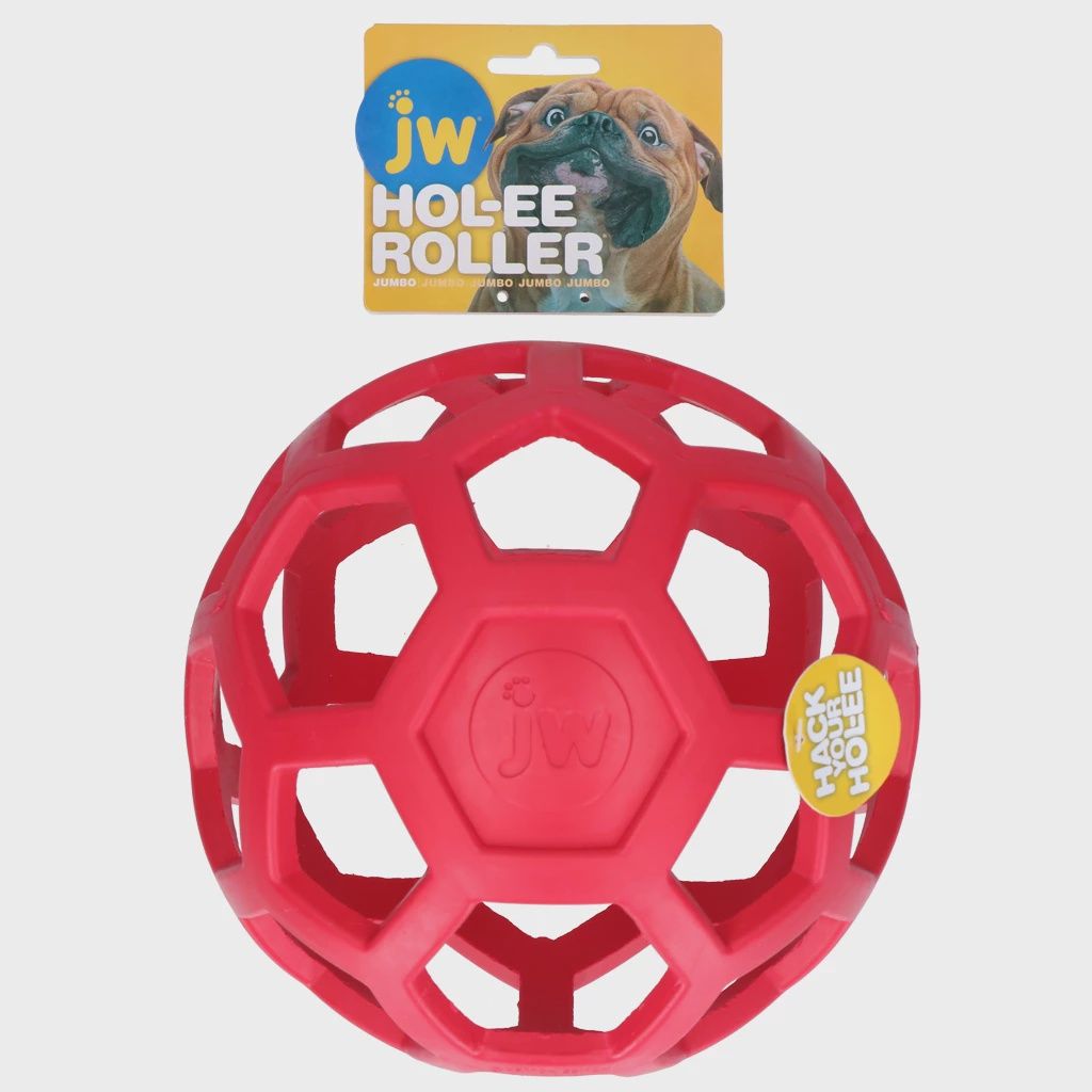 JW HOL-EE ROLLER Jumbo 19 cm Red JWHO007R