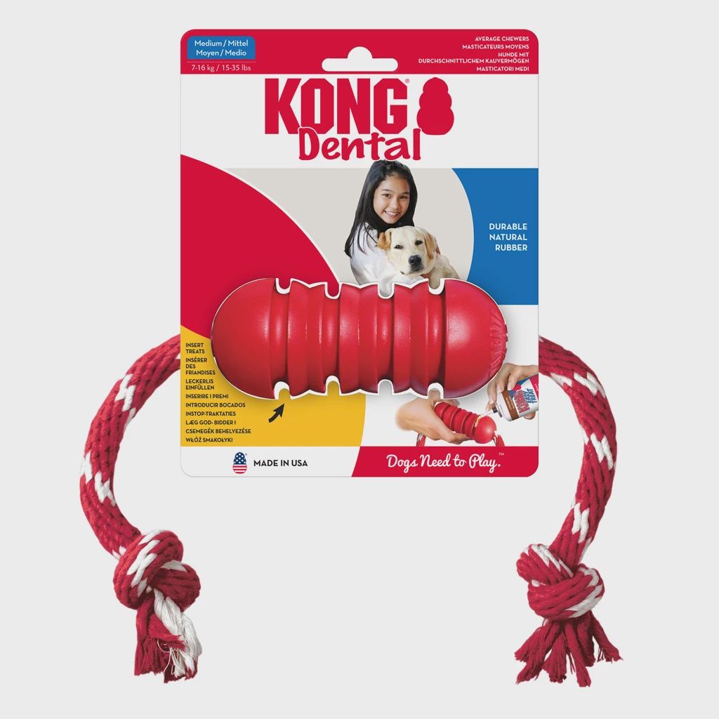 KONG Dental w/Rope M KONGDK2E