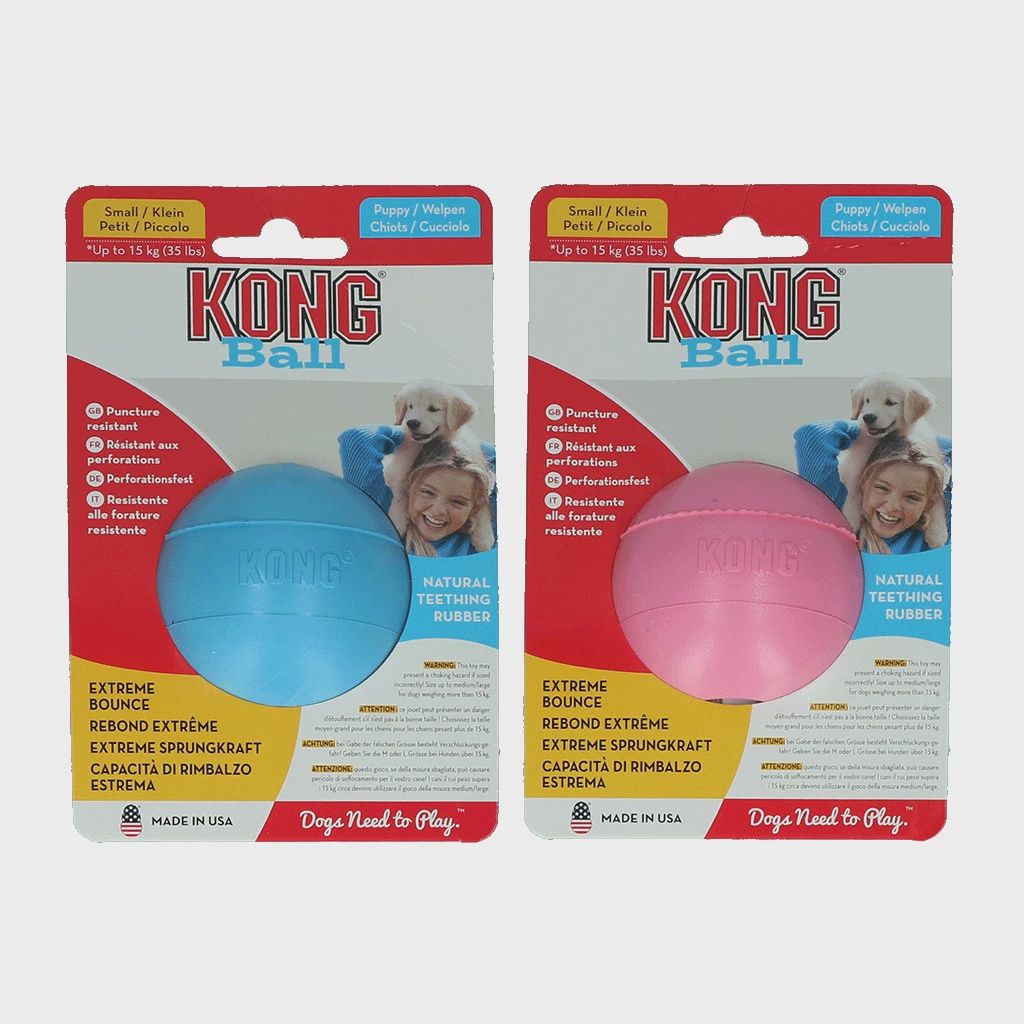KONG Puppy Ball w/Hole Small KONGKPB2E