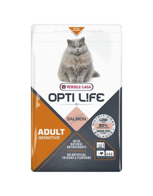 OPTI LIFE Adult Sensitive Salmon 7.5 KG