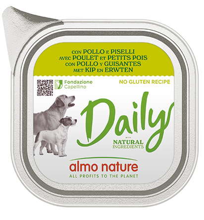 Daily Dogs 300g met Kip en erwten A231 VE:9