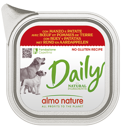 Daily Dogs 300g met Rund en Aardappelen A233 VE:9