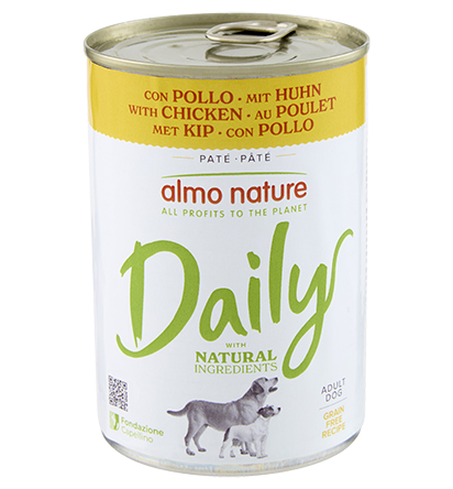 Daily Dogs 400g met kip 171 VE24