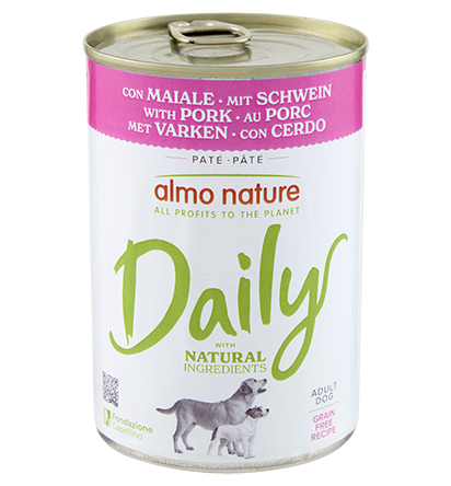 Daily Dogs 400g met varken A175 VE24