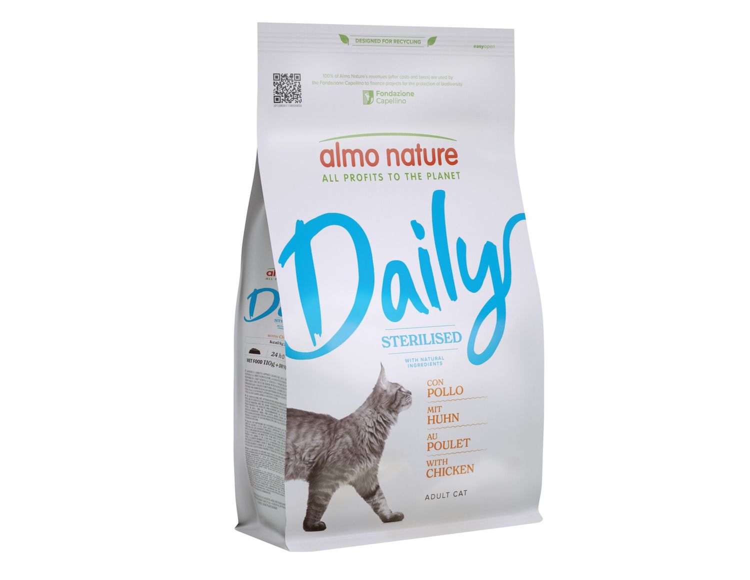 Daily Sterilised Cats 1,2kg - met kip A6823 VE:8