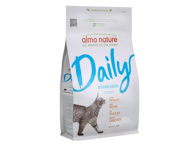 Daily Sterilised Cats 1,2kg - met kip A6823 VE:8