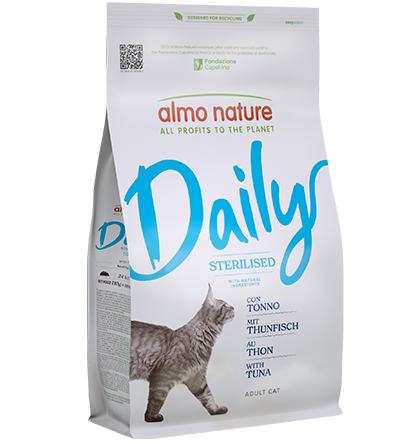 Daily Sterilised Cats 1,2kg - met Tonijn A6824 VE:8
