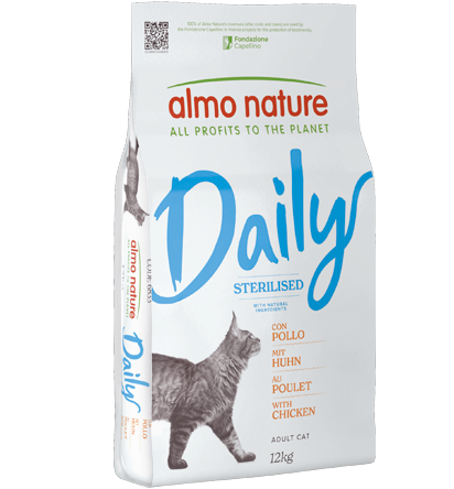 Daily Sterilised Cat 12kg - Kip A6833 VE:1